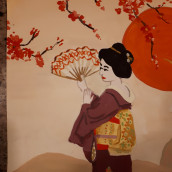 My project in Introduction to Gouache: A Chromatic Journey to Japan course. Un proyecto de Ilustración, Bellas Artes, Pintura, Dibujo artístico y Pintura gouache de Julie Bronsard - 29.11.2021