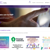 Plataforma de Formación Federación Mujeres Progresistas. Un proyecto de Educación, Diseño Web y Desarrollo Web de Antonio Buil Romero - 01.12.2021