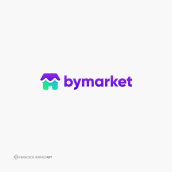 Identidad corporativa - Bymarket. Un proyecto de Diseño, Br, ing e Identidad y Diseño gráfico de Francisco Jiménez - 03.12.2021