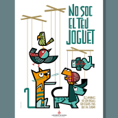 Campaña NO SOY EL TEU JOGUET. Traditional illustration, and Poster Design project by Cristina Durán & Miguel Á. Giner Bou - 12.06.2021