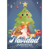 Campaña Juguetes Navidad - Maquetación Revista. Ilustração tradicional, e Design editorial projeto de Alexandra Valledor - 24.09.2021