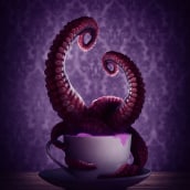 El tentáculo púrpura. Un proyecto de Post-producción fotográfica		, Retoque fotográfico, Fotografía digital, Composición fotográfica y Fotomontaje de José Trujillo - 30.11.2021