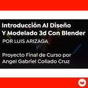 Mi Proyecto del curso: Introducción al diseño y modelado 3D con Blender. Un proyecto de Motion Graphics, Diseño de personajes, Diseño de producto y Modelado 3D de Angel Gabriel Collado Cruz - 23.11.2021