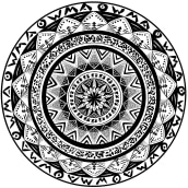 My project in The Art of Mandala Drawing: Create Geometric Patterns course. Un proyecto de Dibujo, Diseño digital, Dibujo digital e Ilustración con tinta de helg_a_rt - 12.12.2021