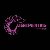 Cabecera de apertura y cierre del logotipo de Light Painting Paradise. Design, Animation, and Film Title Design project by Mario Lechuga Suárez - 12.01.2021