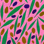 Olives, Sunflowers, and Autumn Leaves. Un proyecto de Ilustración, Pattern Design, Ilustración botánica y Sketchbook de Shaun Levin - 24.12.2021