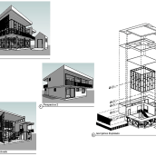 Mi Proyecto del curso: Diseño y modelado arquitectónico 3D con Revit. Un proyecto de 3D, Arquitectura, Arquitectura interior, Modelado 3D, Arquitectura digital y Visualización arquitectónica de Jesús Santillán Hernández - 26.12.2021