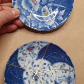 My project in Introduction to Kintsugi: Repair Your Pottery with Gold course. Arts, Crafts, Fine Arts, Ceramics, and DIY project by Gyounghee Lee - 12.30.2021