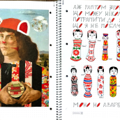 My project in Make Art Your Own: Exploring Artistic Identity course. Un proyecto de Ilustración, Bocetado, Creatividad, Dibujo y Sketchbook de Olena Chaplynska - 13.01.2022