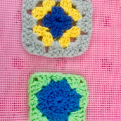 Mi Proyecto del curso: Grannies de crochet: haz tu propio suéter. Moda, Design de moda, Tecido, DIY, Crochê, e Design têxtil projeto de Laura María Luisa De Los Santos Estrada - 18.01.2022