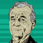 Bill Rotten Murray. Traditional illustration, Character Design, Comic, Drawing, Digital Illustration, and Digital Drawing project by Héctor Sánchez Azores - 05.27.2013