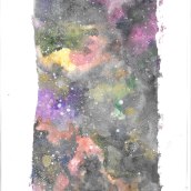 My Galactic project for Modern Watercolor Techniques course. Un progetto di Illustrazione tradizionale, Belle arti, Pittura e Pittura ad acquerello di Vicky Koch - 19.01.2022