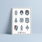 Caretas de Sargadelos. Un proyecto de Diseño, Ilustración tradicional y Diseño gráfico de eluguina - 24.01.2022