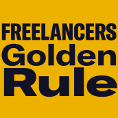 FREELANCERS GOLDEN RULE. Un proyecto de Fotografía, 3D y Dirección de arte de SERRANO76 - 31.10.2021
