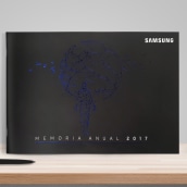 Samsung memoria anual 2017. Un proyecto de Dirección de arte, Diseño editorial y Diseño gráfico de Silvia Tateo - 09.10.2018