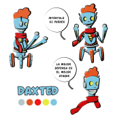 Daxted [Model Sheet]. Design de personagens, Design gráfico, e Comic projeto de joseverifica - 21.01.2022