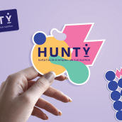 hunty. Design, Br, ing, Identit, Graphic Design, Naming, and Logo Design project by LaValentina - 02.02.2022