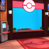 Pokémon Center. 3D, Modelagem 3D, e Design de espaços projeto de dannyruiz8 - 28.10.2020