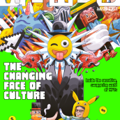 The Changing Face of Culture. Illustration project by Mojo Wang - 10.28.2021