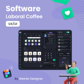 Software Laboral Coffee UX/UI. Un proyecto de UX / UI de Carolina Estévez Carrero - 09.02.2022
