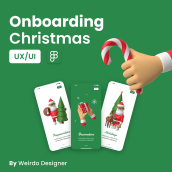 Onboarding Christmas UX/UI. Un proyecto de Diseño y UX / UI de Carolina Estévez Carrero - 24.12.2021