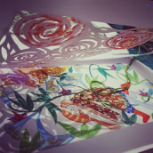 My project in Paper Cutting Techniques for Storytelling course. Un progetto di Illustrazione tradizionale, Artigianato, Papercraft, Stor, telling, DIY e Narrativa di Shaheen Saliahmohamed - 12.02.2022