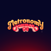 Metronomy - Summer 08 - Album and single covers. Ilustração tradicional, Música, Tipografia, Lettering, e Design de logotipo projeto de Charlotte Delarue - 15.02.2022
