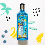 Creative Wall Bombay Sapphire w/ @arual.lhuillier & @timzdey. Traditional illustration, and Advertising project by Louisa Schwartz - 02.16.2022