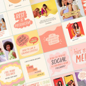 Freedom | Social Media Kit. Traditional illustration, Education, Marketing, Social Media, Stor, telling, Sketchbook, Social Media Design, Instagram Marketing, Figure Drawing, Lifest, le, and Podcasting project by Sparrow & Snow - 02.21.2022