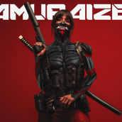 Samuraizer. Illustration, Character Design, Digital Illustration, Concept Art, and 3D Character Design project by Abrar Khan - 01.26.2022