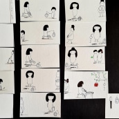 Mi Proyecto del curso: Técnicas de desbloqueo creativo: crea un cuaderno para imaginar. Traditional illustration, Creativit, Drawing, and Sketchbook project by Claudie Cousin - 02.28.2022