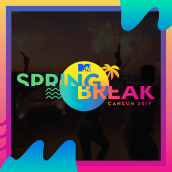 MTV's Spring Break. Design, Motion Graphics, Film, Video, TV, Br, ing, Identit, Events, and Logo Design project by Rich Tu - 03.06.2022