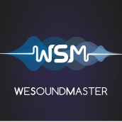 Propuesta Logo WeSoundMaster. Design de logotipo projeto de Alejandro Fenollar Garcia - 09.03.2022