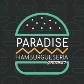 Paradise Burger. Un proyecto de Br, ing e Identidad y Diseño de logotipos de Alejandro Fenollar Garcia - 09.03.2022