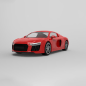 Proyecto Final - Audi R8. Un proyecto de 3D y Modelado 3D de Iván Chávez - 16.03.2022