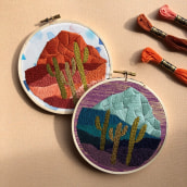 Using the Desert to Create a Whimsical Landscape. Un proyecto de Artesanía de Melissa - 15.11.2021