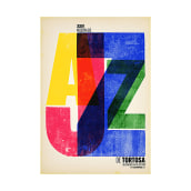 Mostra de Jazz de Tortosa. Design gráfico, e Tipografia projeto de Xavier Esteve - 05.01.2022