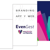 Branding App y Web - EvenGest. Design, UX / UI, Br, ing e Identidade, Design gráfico, Web Design, Design de ícones, Design de logotipo, e Design de apps projeto de Noor Shurbaji - 29.03.2022