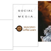 Social Media - Madrid Coffee Lovers. Design, Publicidade, Design gráfico, Redes sociais, Retoque fotográfico, Instagram, Marketing para Facebook, Design digital, Fotografia para Instagram, Design para redes sociais, e Marketing para Instagram projeto de Noor Shurbaji - 29.03.2022