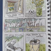 Mi primer diario ilustrado. Ilustração tradicional projeto de Alicia Carreño - 08.04.2022