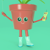 MariKlima_pot. 3D, 3D Modeling, and 3D Character Design project by Marianalr - 04.17.2022