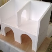 Il mio progetto del corso: Tecniche per l’esecuzione di plastici. Un proyecto de Instalaciones, Arquitectura, Papercraft y Retail Design de Biagio Fersini - 18.04.2022