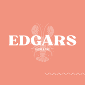 Edgars: Sabor a Mar.. Art Direction, Br, ing, Identit, Graphic Design, Packaging, and Logo Design project by Luis Alfredo Lopez Esquivel - 04.19.2022