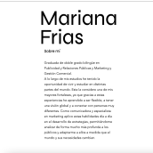 Portafolio. Br, ing, Identit, and Marketing project by Mariana Frías - 04.19.2022