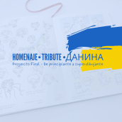 homenaje - tribute - данина. Design, Traditional illustration, Pencil Drawing, and Drawing project by Maria Mercedes López - 04.29.2022