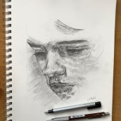 Mi Proyecto del curso: Sketchbook de retrato: explora el rostro humano. Esboçado, Desenho, Desenho de retrato, Desenho artístico, e Sketchbook projeto de Elsie Art - 29.03.2021