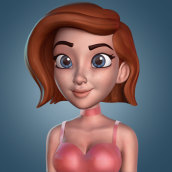 Princesa cartoon 3D: modela desde cero con ZBrush . 3D, Character Design, 3D Modeling, 3D Character Design, and 3D Design project by Miguel Miranda - 05.03.2022