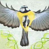 Pintura Mural a Masies de Voltregà. Ilustração, Pintura, Arte urbana e Ilustração naturalista projeto de Jacob C - 31.07.2021