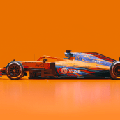Driven by Change McLaren F1 one-off livery with Rabab Tantawy. Design, 3D, and Creative Consulting project by Davide Virdis - 05.18.2022