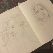 Mi proyecto del curso: Sketchbook de retrato: explora el rostro humano. Esboçado, Desenho, Desenho de retrato, Desenho artístico, e Sketchbook projeto de Jhon Giraldo - 20.05.2022